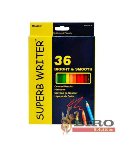 Creioane colorate MARCO SuperbWriter, 36 culori, 4100-36CB